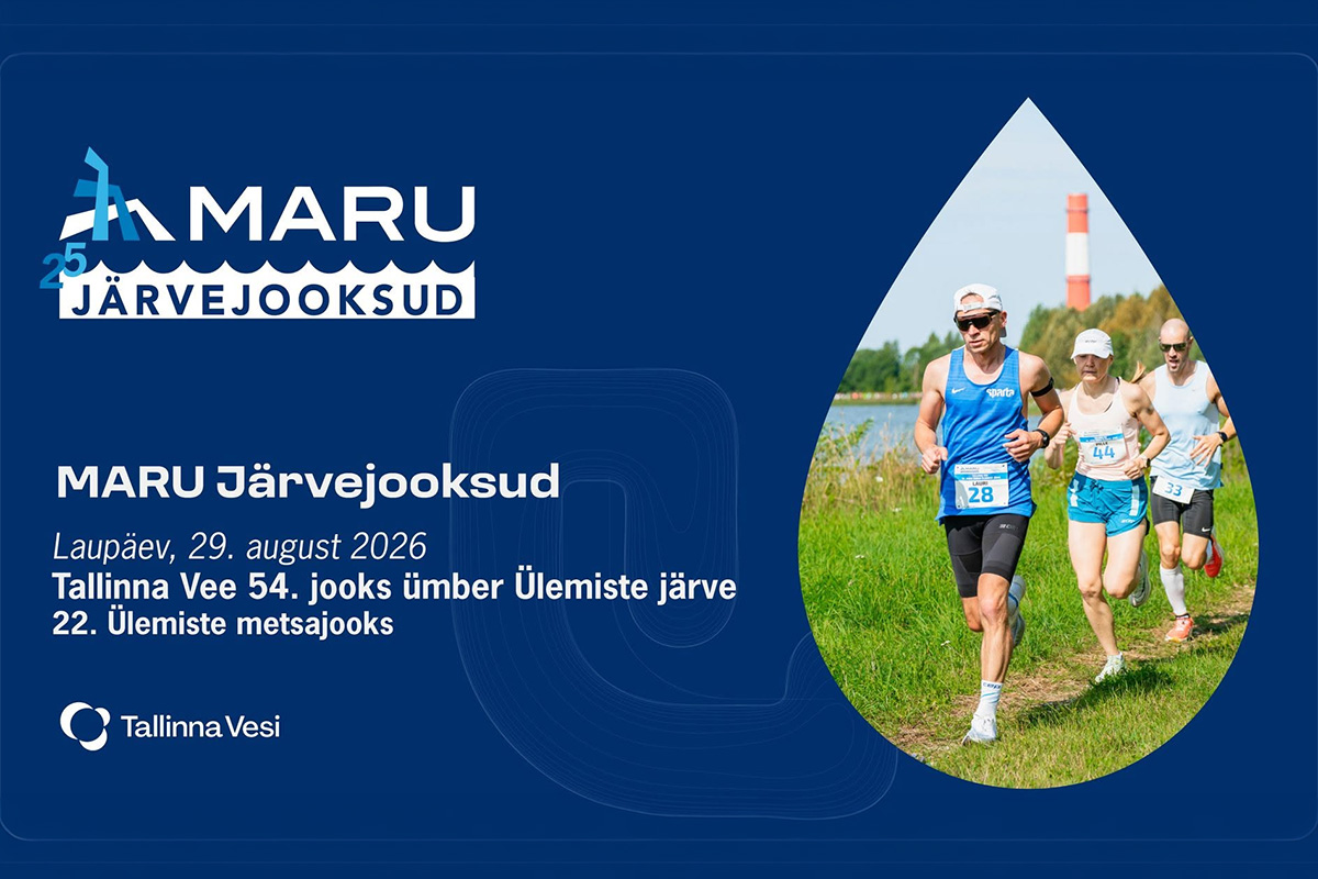 Tallinna Vee 54. jooks ümber Ülemiste järve toimub 29. augustil